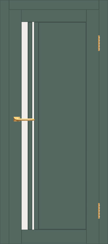 Межкомнатная дверь с экошпоном ДП DIM I-19.1 Seagrass Matt Сатинато Белый