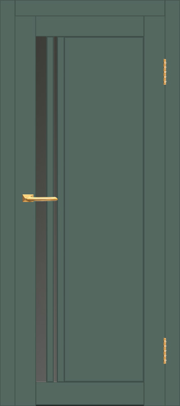 Межкомнатная дверь с экошпоном ДП DIM I-19.1 Seagrass Matt Сатинато Графит