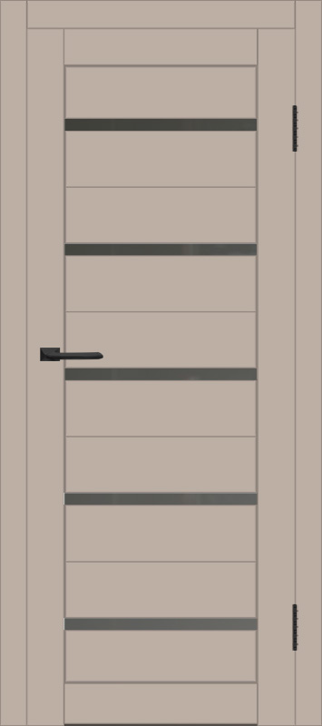 Межкомнатная дверь с экошпоном ДП DIM I-1 Dune Matt Сатинато Графит