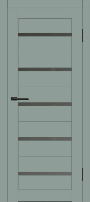 Межкомнатная дверь с экошпоном ДП DIM I-1 Gloomy sky Matt Сатинато Графит