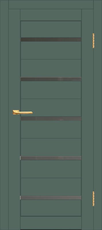 Межкомнатная дверь с экошпоном ДП DIM I-1 Seagrass Matt Сатинато Графит