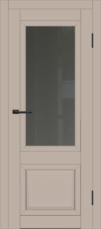 Межкомнатная дверь с экошпоном ДП DIM I-21 Dune Matt Сатинато Графит