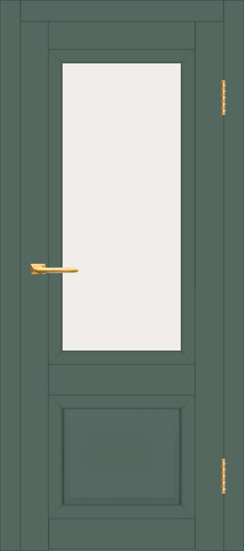 Межкомнатная дверь с экошпоном ДП DIM I-21 Seagrass Matt Сатинато Белый