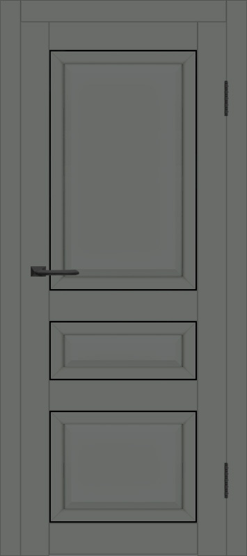 Межкомнатная дверь с экошпоном ДП DIM I-22 Graphite Matt BM