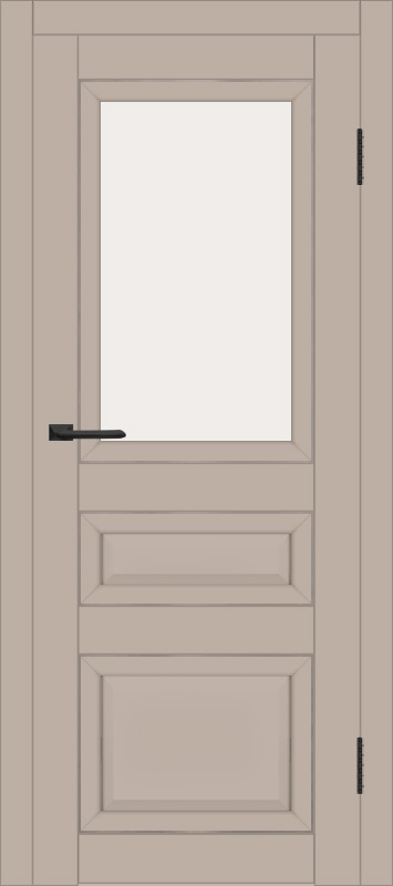 Межкомнатная дверь с экошпоном ДП DIM I-23 Dune Matt GM Сатинато Белый