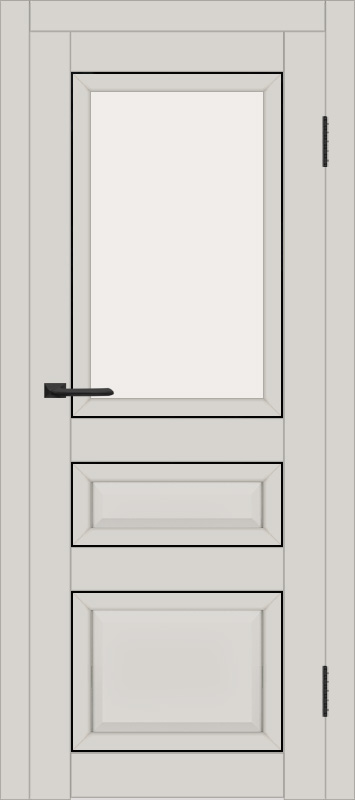 Межкомнатная дверь с экошпоном ДП DIM I-23 Silk Matt BM Сатинато Белый
