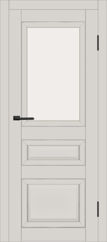 Межкомнатная дверь с экошпоном ДП DIM I-23 Silk Matt GM Сатинато Белый