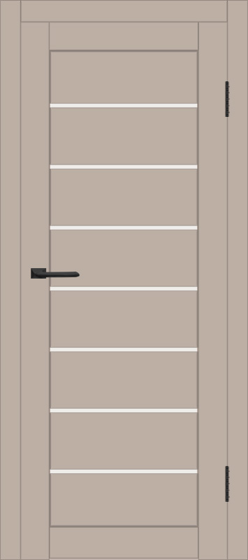 Межкомнатная дверь с экошпоном ДП DIM I-3 Dune Matt Сатинато Белый