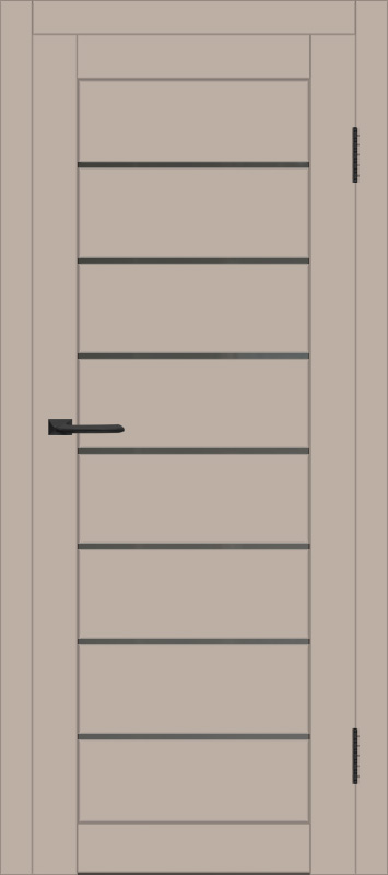 Межкомнатная дверь с экошпоном ДП DIM I-3 Dune Matt Сатинато Графит