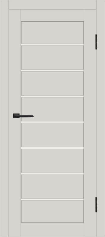 Межкомнатная дверь с экошпоном ДП DIM I-3 Silk Matt Сатинато Белый