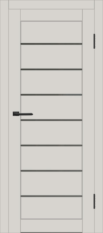 Межкомнатная дверь с экошпоном ДП DIM I-3 Silk Matt Сатинато Графит