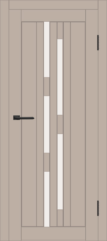 Межкомнатная дверь с экошпоном ДП DIM I-4 Dune Matt Сатинато Белый