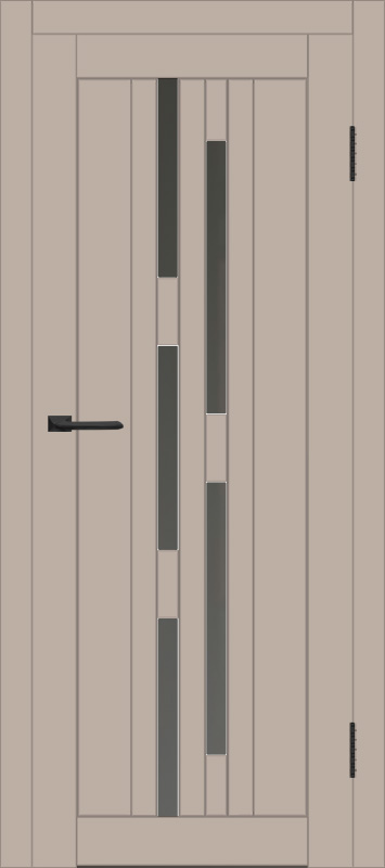 Межкомнатная дверь с экошпоном ДП DIM I-4 Dune Matt Сатинато Графит