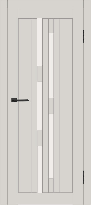 Межкомнатная дверь с экошпоном ДП DIM I-4 Silk Matt Сатинато Белый