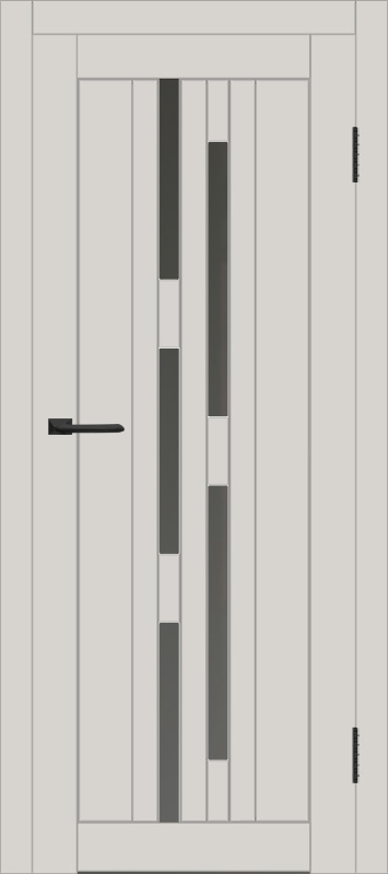 Межкомнатная дверь с экошпоном ДП DIM I-4 Silk Matt Сатинато Графит