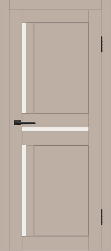 Межкомнатная дверь с экошпоном ДП DIM I-5.1 Dune Matt Сатинато Белый