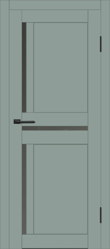 Межкомнатная дверь с экошпоном ДП DIM I-5.1 Gloomy sky Matt Сатинато Графит
