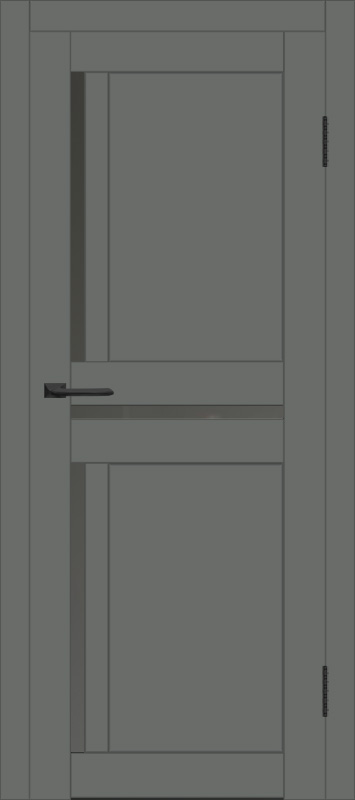 Межкомнатная дверь с экошпоном ДП DIM I-5.1 Graphite Matt Сатинато Графит