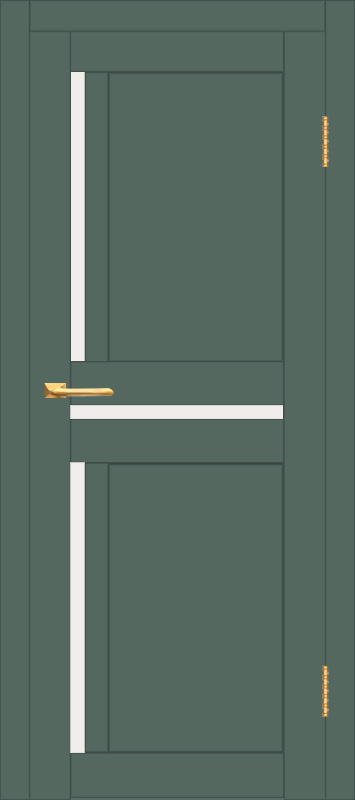 Межкомнатная дверь с экошпоном ДП DIM I-5.1 Seagrass Matt Сатинато Белый