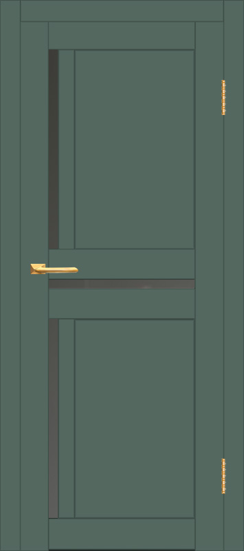 Межкомнатная дверь с экошпоном ДП DIM I-5.1 Seagrass Matt Сатинато Графит