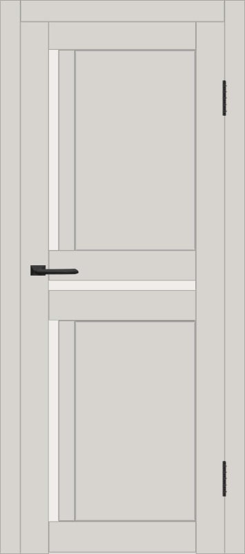 Межкомнатная дверь с экошпоном ДП DIM I-5.1 Silk Matt Сатинато Белый