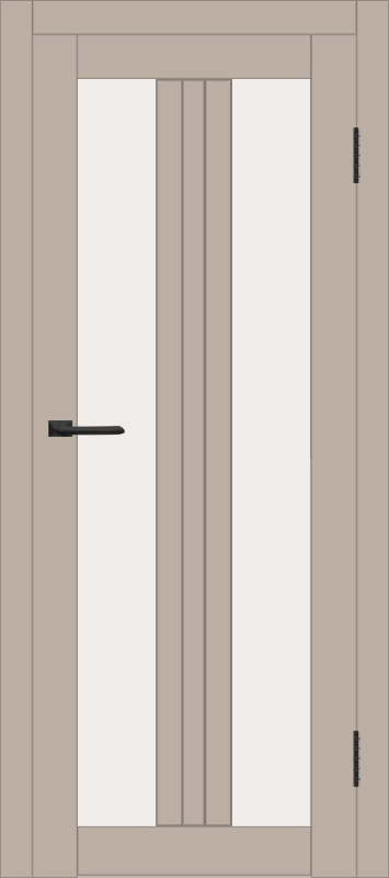 Межкомнатная дверь с экошпоном ДП DIM I-6 Dune Matt Сатинато Белый