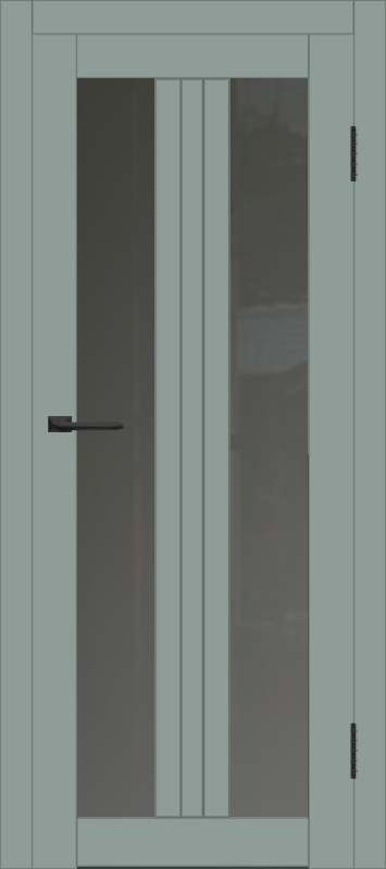 Межкомнатная дверь с экошпоном ДП DIM I-6 Gloomy sky Matt Сатинато Графит