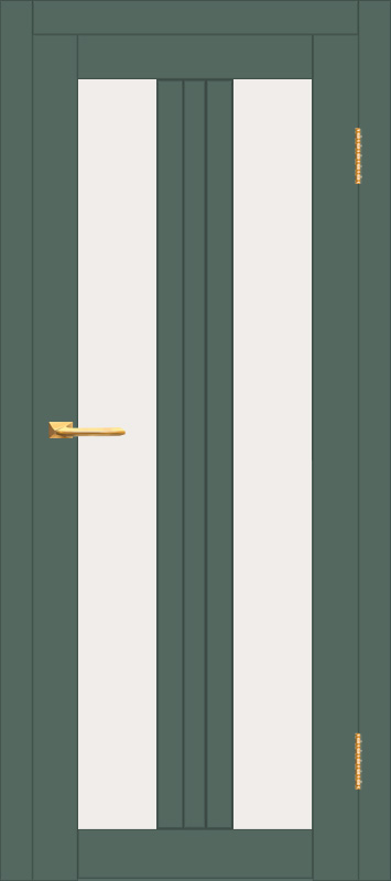 Межкомнатная дверь с экошпоном ДП DIM I-6 Seagrass Matt Сатинато Белый