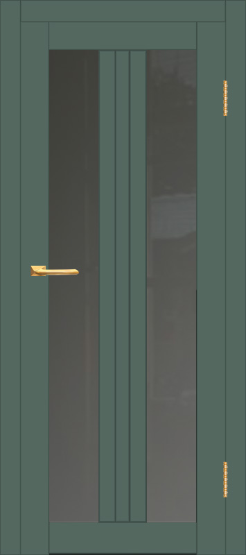 Межкомнатная дверь с экошпоном ДП DIM I-6 Seagrass Matt Сатинато Графит