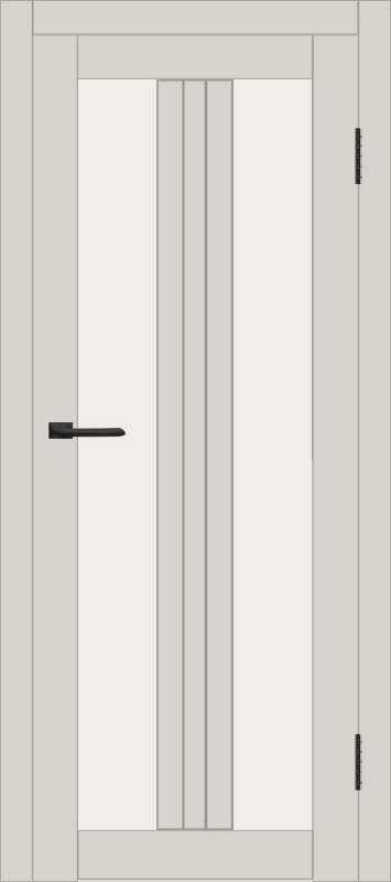 Межкомнатная дверь с экошпоном ДП DIM I-6 Silk Matt Сатинато Белый