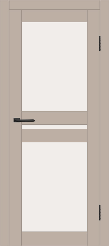 Межкомнатная дверь с экошпоном ДП DIM I-7 Dune Matt Сатинато Белый