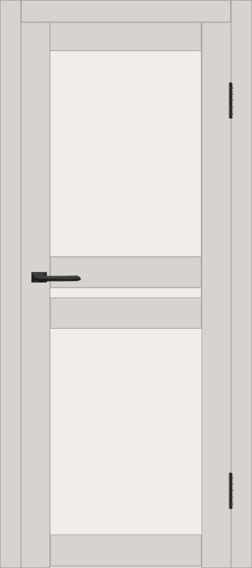 Межкомнатная дверь с экошпоном ДП DIM I-7 Silk Matt Сатинато Белый