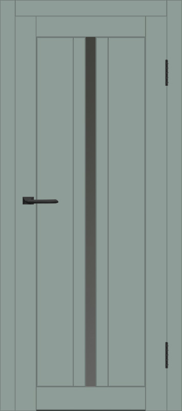 Межкомнатная дверь с экошпоном ДП DIM I-9 Gloomy sky Matt Сатинато Графит