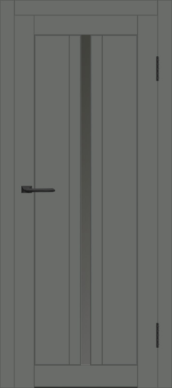 Межкомнатная дверь с экошпоном ДП DIM I-9 Graphite Matt Сатинато Графит