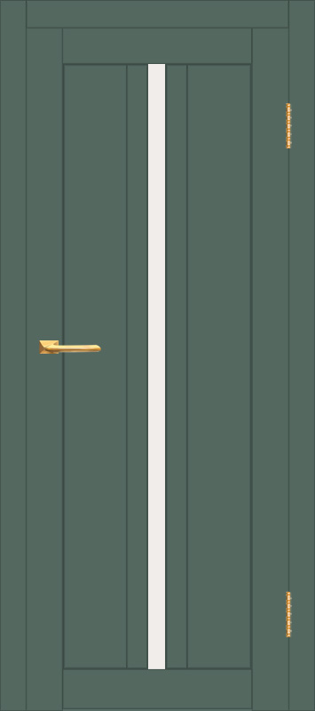 Межкомнатная дверь с экошпоном ДП DIM I-9 Seagrass Matt Сатинато Белый