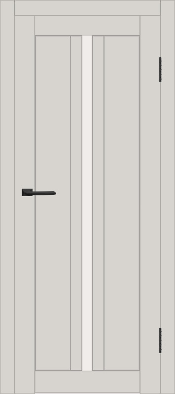 Межкомнатная дверь с экошпоном ДП DIM I-9 Silk Matt Сатинато Белый