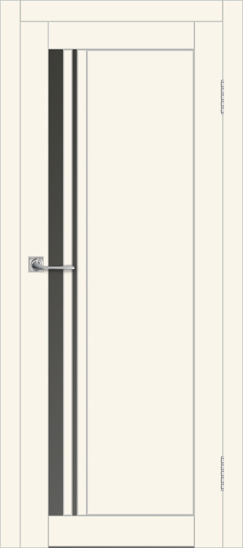 Межкомнатная дверь с экошпоном ДП DIM I-19.1 Angel Matt Сатинато Графит