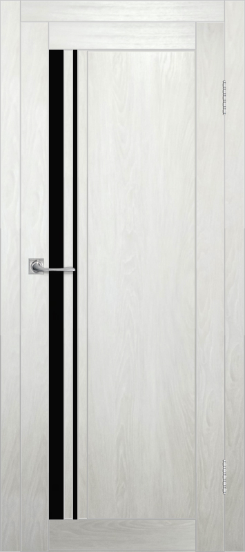 Межкомнатная дверь с экошпоном ДП DIM I-19.1 Blond Wood Lacobel Black