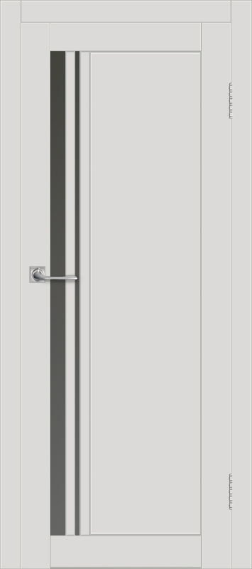 Межкомнатная дверь с экошпоном ДП DIM I-19.1 Smoky Matt Сатинато Графит