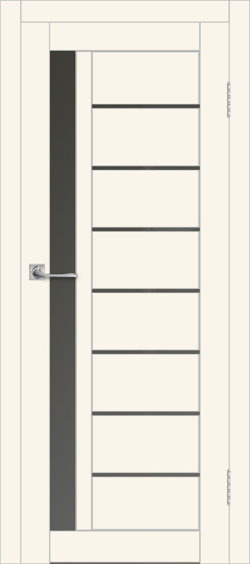 Межкомнатная дверь с экошпоном ДП DIM I-2 Angel Matt Сатинато Графит