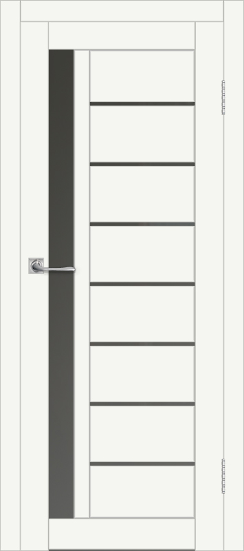 Межкомнатная дверь с экошпоном ДП DIM I-2 Crystal Matt Сатинато Графит