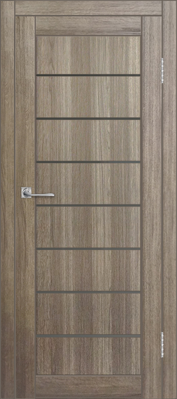 Межкомнатная дверь с экошпоном ДП DIM I-3 Taupe Wood Сатинато Графит