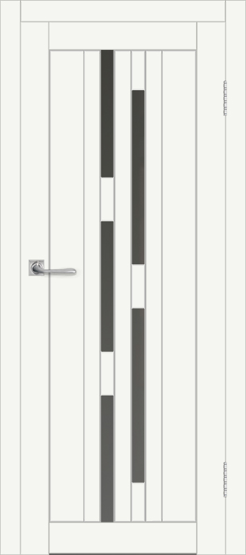 Межкомнатная дверь с экошпоном ДП DIM I-4 Crystal Matt Сатинато Графит