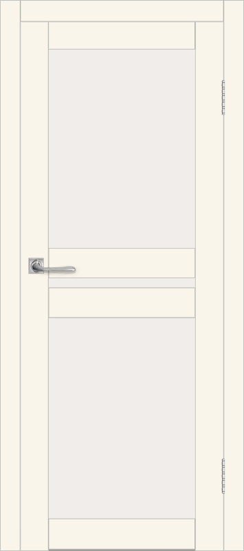 Межкомнатная дверь с экошпоном ДП DIM I-7 Angel Matt Сатинато Белый