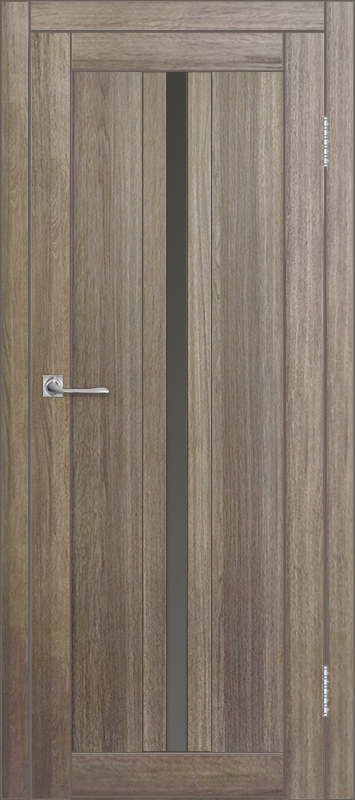 Межкомнатная дверь с экошпоном ДП DIM I-9 Taupe Wood Сатинато Графит
