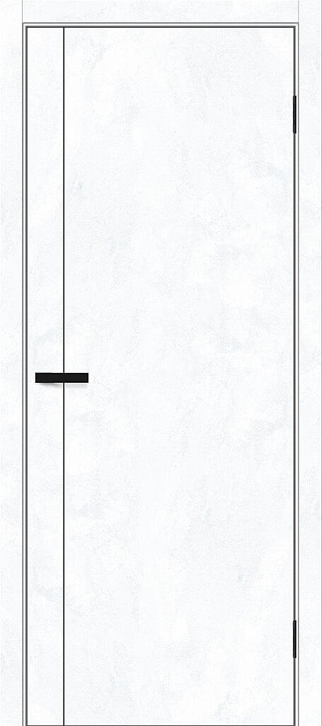 Межкомнатная дверь с экошпоном Браво-0.10.П Snow Art