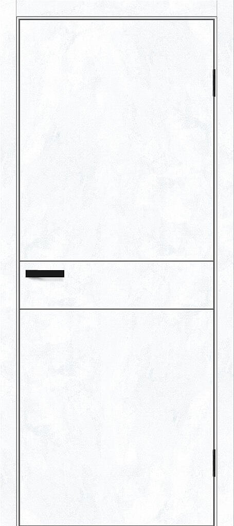 Межкомнатная дверь с экошпоном Браво-0.24.П Snow Art