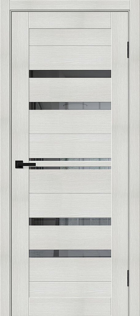 Межкомнатная дверь с экошпоном Браво-30 Bianco Melinga / Mirox Grey