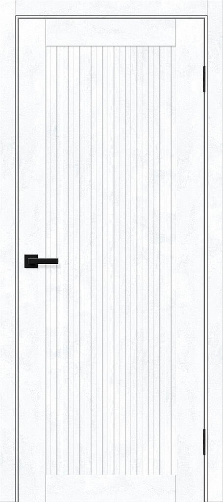 Межкомнатная дверь с экошпоном Браво-50 Snow Art