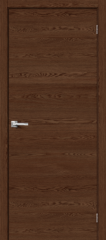Межкомнатная дверь с экошпоном Браво-0 Brown Skyline